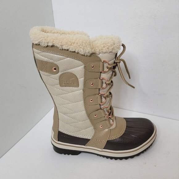 Sorel Tofino II Holiday Snow Boots Winter Tan Insulated Size 6 - Picture 7 of 16